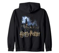 Harry Potter Moon Over Hogwarts Sweat à Capuche