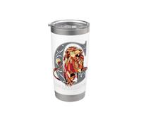 Harry Potter Mosaic Gryffindor with Lion Gobelet isotherme en acier inoxydable double paroi