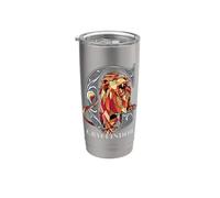 Harry Potter Mosaic Gryffindor with Lion Gobelet isotherme en acier inoxydable double paroi