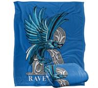 Harry Potter Mosaic Ravenclaw with Eagle Plaid Ultra Doux au Toucher Soyeux - 152 x 127 cm