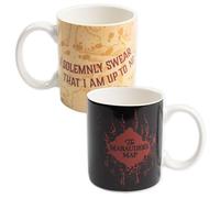 Harry Potter Mug magique - Carte du Maraudeur tasse à café en céramique, change de couleur, 320 ml