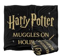 Harry Potter Muggles on Holiday Wand Plaid Ultra Doux au Toucher Soyeux - 152 x 127 cm