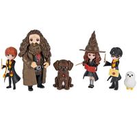 HARRY POTTER - MULTIPACK 4 FIGURINES MAGICAL MINIS WIZARDING WORLD - 4 Figurines Poupées Articulées 8 cm Avec 2 Créatures Et 3 Accessoires À Collectionner - Jouet Enfant 5 ans