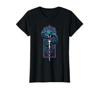 Harry Potter Nagini with Lord Voldemort's Wand T-Shirt, Femme, Noir, 3XL