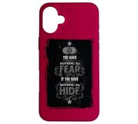Harry Potter Nothing to Fear Poster Coque pour iPhone 16 Plus