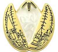 Harry Potter - Oeuf d'or - Badge - Émail, Métal TA11552 (Taille unique) (Or/Blanc)