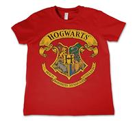 Harry Potter Officiellement sous Licence Hogwarts Crest Enfant T-Shirt - Rouge 11/12 années