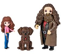 HARRY POTTER - PACK AMITIÉ MAGICAL MINIS HERMIONE & HAGRID WIZARDING WORLD - Coffret Amitié 2 Figurines Poupées Articulées Hermione et Hagrid 8 cm Avec Accessoires - 6061833 - Jouet Enfant 5 ans et +