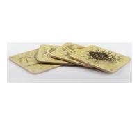 HARRY POTTER 4 SOUS VERRES THERMOREACTIF CARTE DU MARAUDEUR G