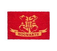 Harry Potter Paillasson Décoratif Blason de Poudlard 40x60cm Antidérapant Rouge