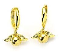 Harry Potter - Paire de boucles d'oreilles Golden Snitch (Doré)