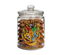 Harry Potter Paladone PP9118HP Poudlard Bocal à biscuits en verre - Accessoire de cuisine - Produit officiel, noir