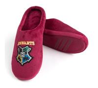 Harry Potter Pantoufles pour femme - Poudlard pantoufles pantoufles pantoufles bordeaux rouge