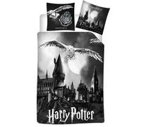 Harry Potter Parure de lit réversible en flanelle Poudlard 2 pièces 155 x 220 cm