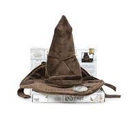 Harry Potter, Peluche du Film, 24 cm, Modèle Choixpeau, Electronique, Peluche parlante avec la Voix française, pour Les Enfants dès la Naissance, HRR17, Marron