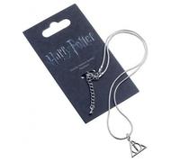 Harry Potter - Pendentif Et Collier Plaqué Argent - Deathly Hallows