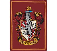 HARRY POTTER - Plaque Metal 21 X 15 - Gryffindor