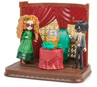 HARRY POTTER - PLAYSET COURS DE DIVINATION MAGICAL MINIS WIZARDING WORLD - Coffret Univers Magique Cours De Divination Avec 2 Figurines Exclusives Et 6 Accessoires - Jouet Enfant 6 ans et +