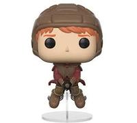 Harry Potter Pop Figurine en vinyle du film Ron sur le balai de Quidditch 9 cm