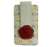 Harry Potter Porte-cartes Hedwige Hibou Sceau de Poudlard Slim Compact Femme, gris, Minimaliste