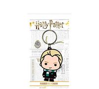 Harry Potter Porte-clés officiel en caoutchouc de style Chibi représentant Draco Malfoy