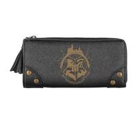 Bioworld Harry Potter Portefeuille avec blason de Poudlard Marron clair, Noir , Hogwarts, Contemporain