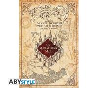 HARRY POTTER - Poster « Carte du Maraudeur » roulé filmé (91.5x61)