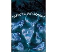 Harry Potter - Poster, "Expecto Patronum" TA362 (taille unique) (Bleu)