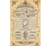 Harry Potter - Poster - Liste de Poudlard + 1 paquet de tesa Powerstrips® - contenu 20 pièces