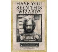 Harry Potter - Poster - Sirius Black + cadre amovible, Shinsuke® Maxi MDF hêtre, vitre acrylique