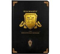 Harry Potter Poudlard Bouclier A5 Carnet Épais Noir Noir G