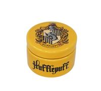 Half Moon Bay -Harry Potter Boîte à bijoux ronde en céramique - Poufsouffle - Boîte à bijoux avec couvercle - Décoration de 6 cm - Cadeaux Poufsouffle