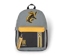 Harry Potter Poufsouffle Mixblock Sac à dos avec tirette pour sangle A4 avec pochette intérieure rembourrée pour ordinateur portable/tablette