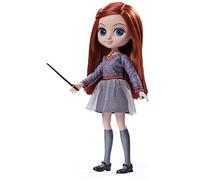 HARRY POTTER - Poupée 20 Cm Ginny Weasley Wizarding World - Poupée Figurine Articulée Ginny Weasley - Baguette Magique Uniforme de Poudlard - Figurine univers Harry Potter - Jouet Enfant 5 ans et +