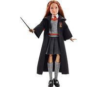 Harry Potter Poupée articulée Ginny Weasley de 24 cm en uniforme Gryffondor en tissu avec baguette magique, à collectionner, jouet enfant, FYM53