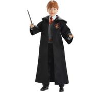 Harry Potter Poupée Articulée Ron Weasley de 26 cm en Uniforme Gryffondor en Tissu avec Baguette Magique, à Collectionner, Jouet Enfant, FYM52 Multicolore