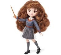 Harry Potter - Wizarding World - POUPÉE 20 CM HERMIONE GRANGER - Poupée figurine Articulée 20 cm Avec Baguette Magique et Uniforme de Poudlard - Jouet Harry Potter - Jouet Enfant 5 ans et +