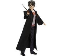 Mattel Poupée Harry Potter – Uniforme emblématique de Poudlard, tenue amovible, baguette – JGM18