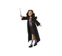 Mattel Poupée Hermione Granger JGM19 – Uniforme de Poudlard, Tenue amovible, Baguette