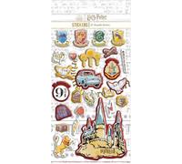 Lot de 25 autocollants réutilisables Harry Potter (Puffy)