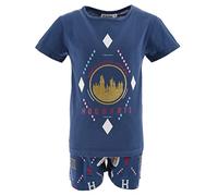 HARRY POTTER, Pyjama Court, Fille (Bleu,12 Ans)