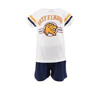 HARRY POTTER, Pyjama Court Garçon (Blanc,10 Ans)