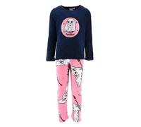 Harry Potter Pyjama Fille, Ensemble Haut à Manches Longues et Pantalon Hedwig Pyjama 2 Pièces en Polaire Douce, Tailles 6 à 12 Ans (FR/ES, Âge, 12 Ans, Taille Normale, Rose)