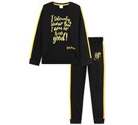 Harry Potter Pyjama Fille - Ensembles de Pyjama Fille Long Taille 7-14 Ans (Noir, 9-10 Ans)