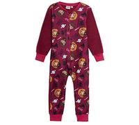 Harry Potter Pyjama Unisexe en Polaire pour Enfants, Combinaison pour garçon ou Filles. Bordeaux, 11-12 Ans