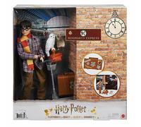 Harry Potter, Rail 9 3/4 Play Set , Hauteur Figurine 26 CM, Hibou Hedwig
