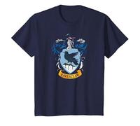 Harry Potter Ravenclaw House Crest T-Shirt, Enfant, Bleu Marine, 4 Ans