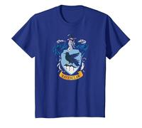Harry Potter Ravenclaw House Crest T-Shirt, Enfant, Bleu Royal, 10 Ans