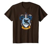 Harry Potter Ravenclaw House Crest T-Shirt, Enfant, Marron, 12 Ans