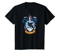 Harry Potter Ravenclaw House Crest T-Shirt, Enfant, Noir, 8 Ans